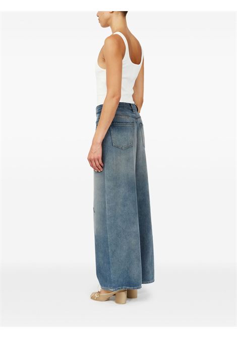 jeans con coulisse donna blu MM6 MAISON MARGIELA | S52LA0246 M30017994